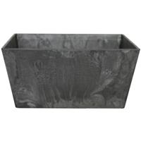 Ter Steege Plantenbak - zwart - rechthoekig - 12 x 25 x 12 cm