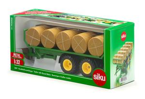 SIKU Farmer - Ronde balenpers met hooibalen modelvoertuig