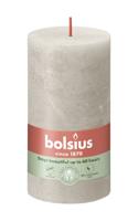 Bolsius kaars rustiek 7x13 cm sandy grey