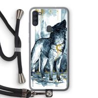 Bleeding Soul: Samsung Galaxy A11 Transparant Hoesje met koord