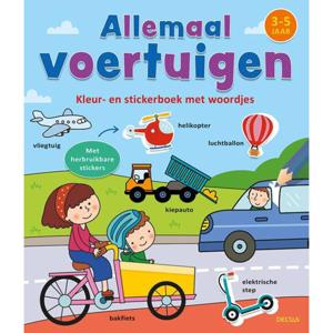 Allemaal voertuigen - Kleur/stickerboek