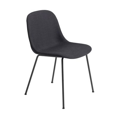 Fiber Side eetkamerstoel gestoffeerd black