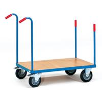 Fetra 2580 Plateauwagen Staal Poedercoating Laadvermogen (max.): 400 kg - thumbnail