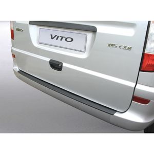 Bumper beschermer passend voor Mercedes-Benz Viano/Vito 2003- Zwart GRRBP275