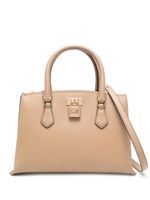 Michael Kors sac cabas en cuir à plaque logo - Tons neutres