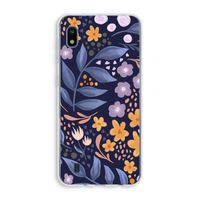 Flowers with blue leaves: Samsung Galaxy A10 Transparant Hoesje