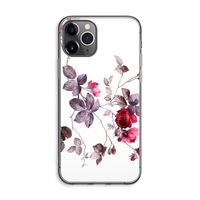 Mooie bloemen: iPhone 11 Pro Max Transparant Hoesje