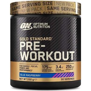 Gold Standard Pre-Workout 330gr Blue Raspberry