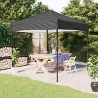 VidaXL Partytent inklapbaar 2x2 m antracietkleurig