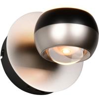 LED Wandlamp - Trio Select Orbit - 1 Lichtpunt van 8 Watt - Dimbaar - Aanpasbare Lichtkleur - Draaibaar - Mat Nikkel - Metaal