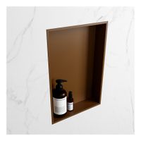 Wandnis Solid Surface Easy | In- en opbouw | 30x45x8 cm | 1 vak | Rust