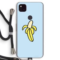 Banana: Pixel 4a 5G Transparant Hoesje met koord Banana: Pixel 4a 5G Transparant Hoesje met koord
