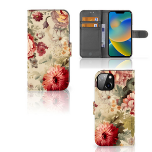 Hoesje voor Apple iPhone 14 Bloemen