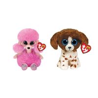 Ty - Knuffel - Beanie Boo's - Camilla Poodle & Muddles Dog - thumbnail