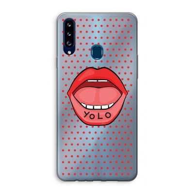 Yolo Denise: Samsung Galaxy A20s Transparant Hoesje