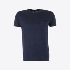 T-shirt Blauw Linnen