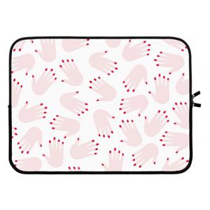 Hands pink: Laptop sleeve 15 inch