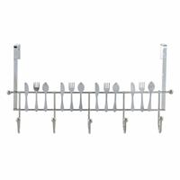 Kapstok voor deur DKD Home Decor Zilverkleurig Metaal Plastic 34 x 17 x 9 cm Kapstok voor deur DKD Home Decor Zilverkleurig Metaal Plastic 34 x 17 x 9 cm