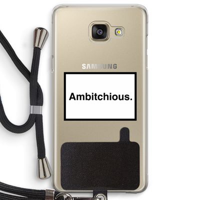 Ambitchious: Samsung Galaxy A5 (2016) Transparant Hoesje met koord