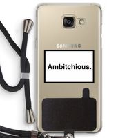Ambitchious: Samsung Galaxy A5 (2016) Transparant Hoesje met koord