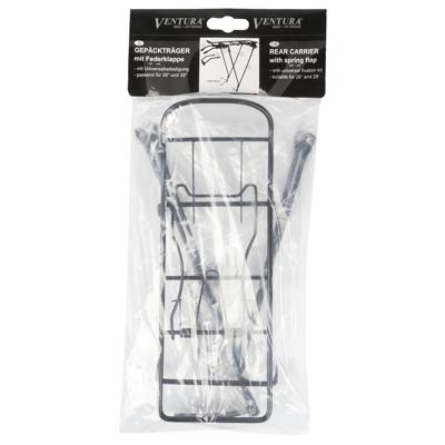 Achterdrager 26-28" Ventura Screw-On II S - zwart