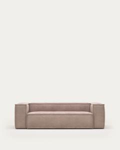 Kave Home Blok Loungesofa-stoel 3 zitplaats(en) Roze