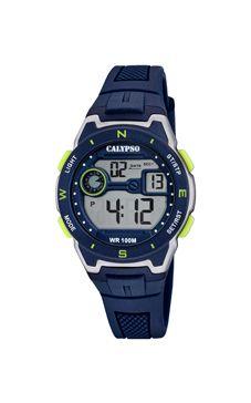 Horlogeband Calypso K5853/3 Rubber Blauw 12mm