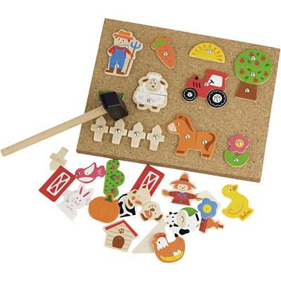 VIGA hamermozaïek set, boerderij, afm 23x18 cm, 1 stuk