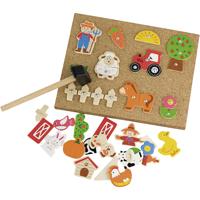 VIGA hamermozaïek set, boerderij, afm 23x18 cm, 1 stuk