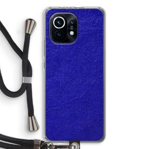 Majorelle Blue: Xiaomi Mi 11 Transparant Hoesje met koord