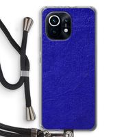 Majorelle Blue: Xiaomi Mi 11 Transparant Hoesje met koord