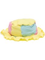 sherris chapeau à design colour block - Jaune