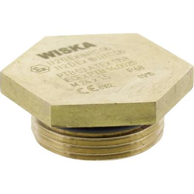 Wiska 10030203 EX-VSM 25 Blindstop Slagvast, Explosiebestendig M25 Metaal Natuur 1 stuk(s)