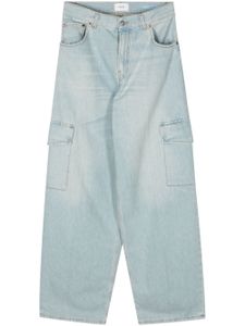 Haikure pantalon cargo en jean - Bleu