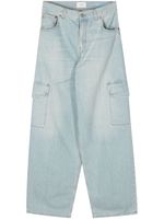 Haikure pantalon cargo en jean - Bleu - thumbnail