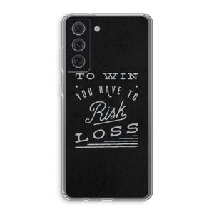 Risk loss: Samsung Galaxy S21 FE Transparant Hoesje