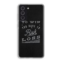 Risk loss: Samsung Galaxy S21 FE Transparant Hoesje