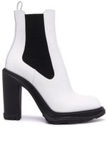 Alexander McQueen bottines à talon haut - Blanc