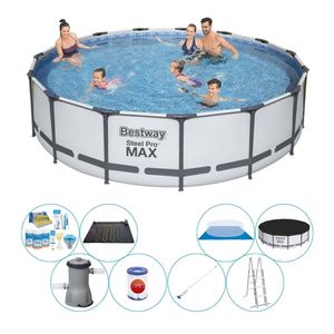 Bestway Steel Pro MAX Rond 457x107 cm - Zwembad Set