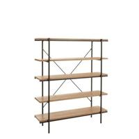 J-Line rek 5 Legplanken - hout|metaal - naturel