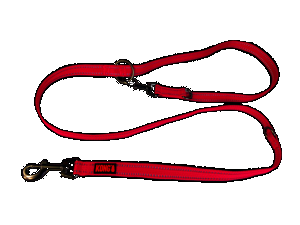 KONG Adjustable leash L Red