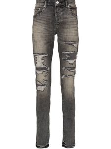 Purple Brand jean skinny à effet usé - Gris