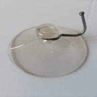 Zuignap transp 60 mm met haak 100st