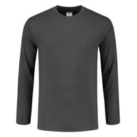 Tricorp 101015 T-shirt lange mouw donkergrijs maat M