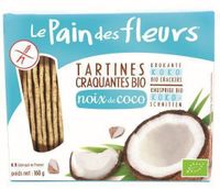 Le Pain Des Fleurs Kokos Crackers 150 gram - thumbnail