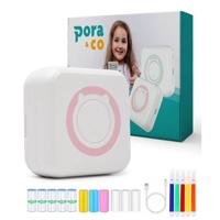 Pora&co Mini printer voor mobiel, roze