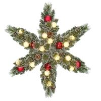Black Box Kaprun Ster 15 LEDs 15x60 cm Groen/Rood Black Box Kaprun Ster 15 LEDs 15x60 cm Groen/Rood