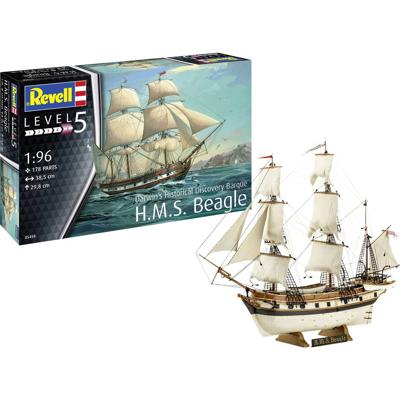 Revell 05458 Darwins Historical Discovery Barque H.M.S. Beagle Boot (bouwpakket) 1:96