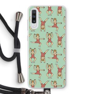 Gymboys: Samsung Galaxy A70 Transparant Hoesje met koord
