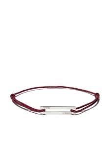 Le Gramme bracelet 17/10g en cordon - Rouge